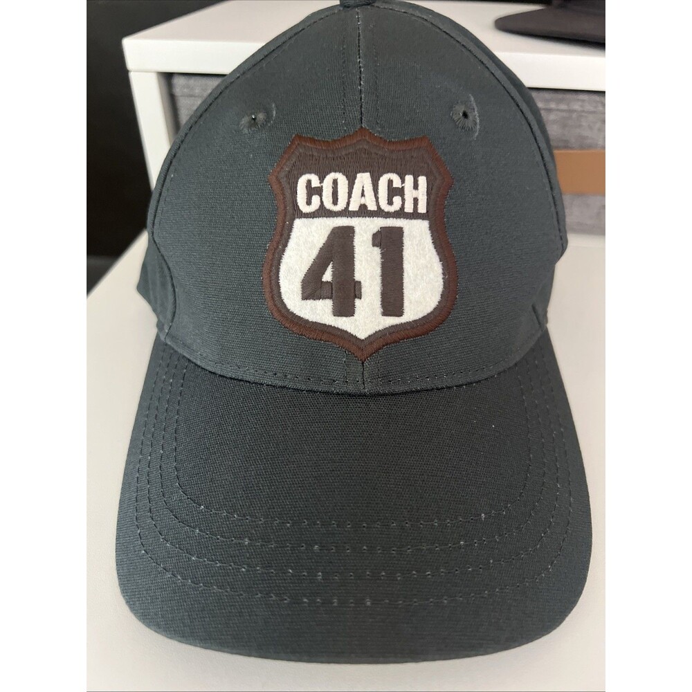 New Coach Hat Cap Authentic  Fragrance 🔥 Adjustable Adult Unisex Strapback Gray